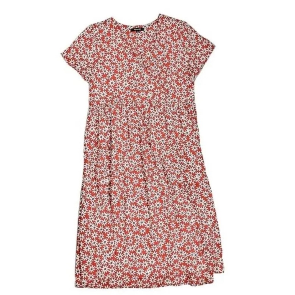 Madewell Clara Dress in Falling Daisies Print